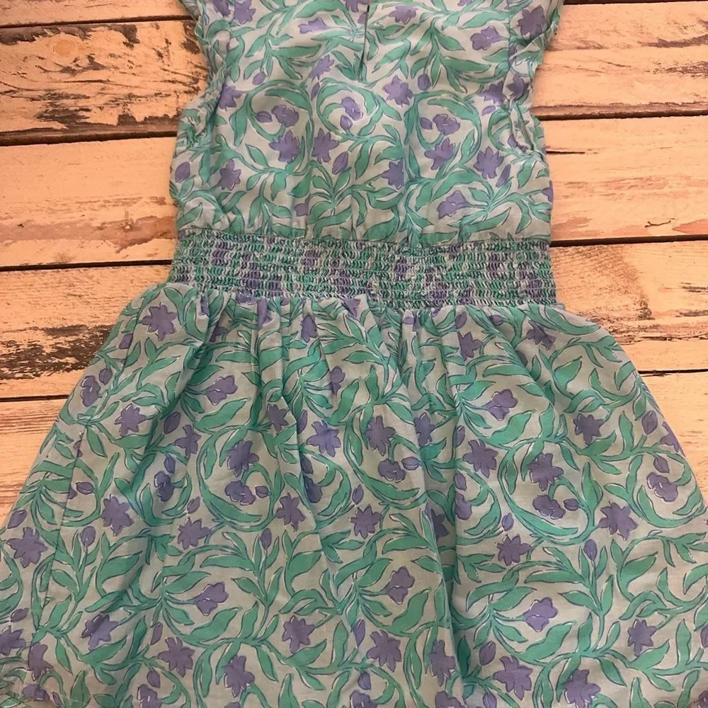VINEYARD VINES Guana Floral Smocked Wasit Dress